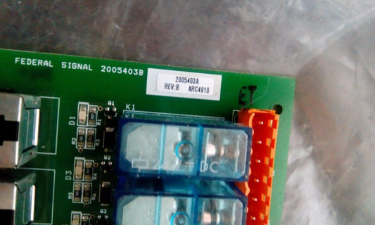 Federal Signal 2005403B Control Board
