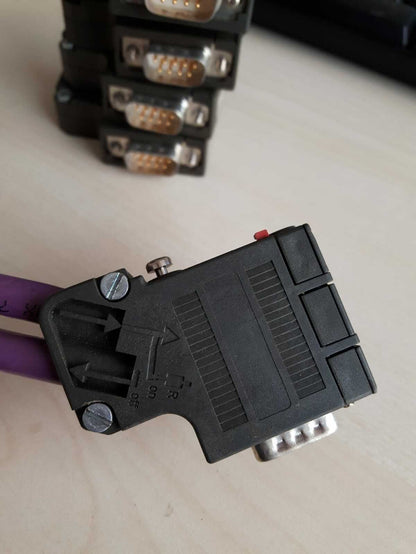 SIEMENS PROFIBUS CONNECTOR 6ES7 972-0BA40-0XA0 Lot Of 5 Pc.