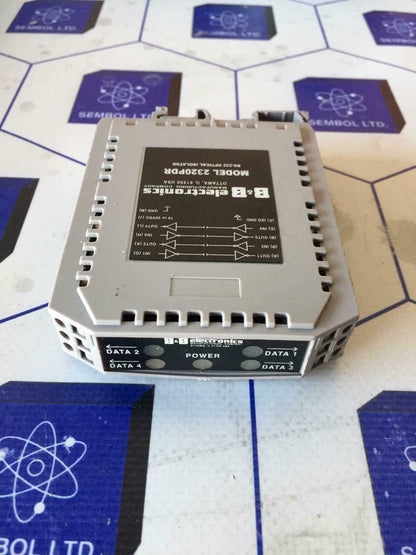 B&B ELECTRONICS  2320PDR  RS-232 OPTICAL ISOLATOR