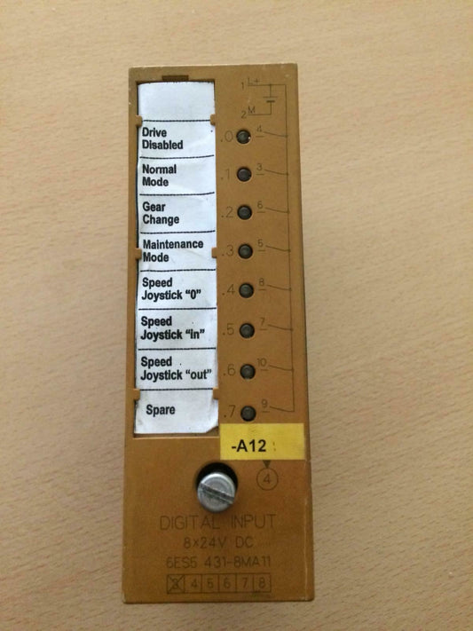 Siemens 6es5431-8ma11 6es5 431-8ma11 Simatic S5 431-8 Digital Input
