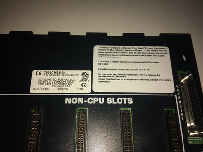 GE Fanuc programmable controller base 10-slot IC693CHS391N ic693chs391n