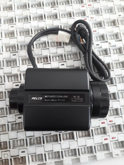 Pelco 13ZD6X8 13zd6x8 Motorized Zoom Lens 1/3" Image Size 6mm 48mm