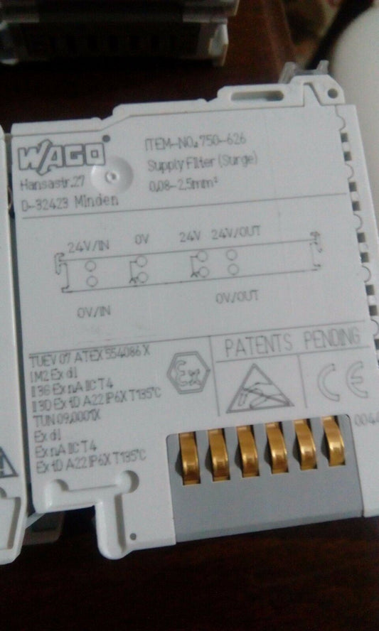 Wago 750-626 Module Free Express Shipping