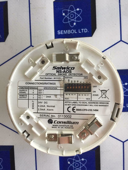 Consilium Salwico ns-aos optical smoke detector