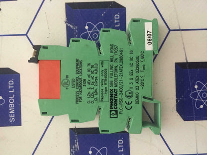 Phoenix Contact PLC-RSC-24DC/21-21ATEX LOT OF 4