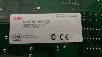 Bailey NTMP01 Industrial Control System