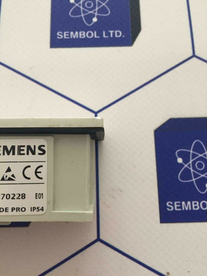 Siemens 3uf7200-1aa00-0 Simocode Pro Ip54 MCC Operator Keypad Free Express Ship