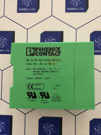 Phoenix Contact CM 50-PS-120-230AC/24DC/2,5 2939043 Netzteil Power Supply