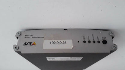 AXIS COMMUNICATIONS 292 Network Video Decoder