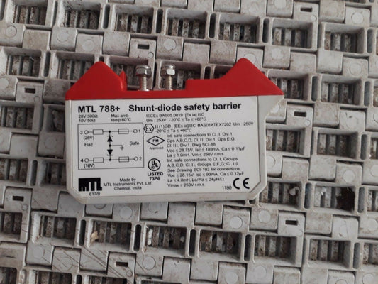 MEASURMENT TECHNOLOGY MTL 788+ SHUNT DIODE SAFETY BARRIER