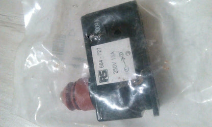 Lote De 10 Piezas RS 664-727 250V 15A Interruptor