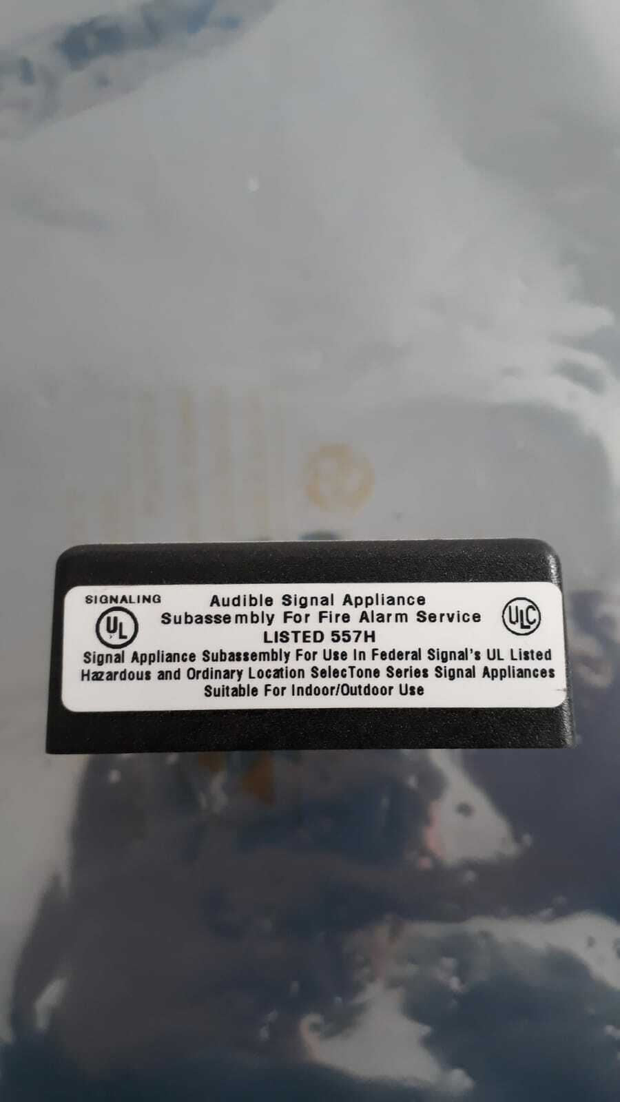 FEDARAL SIGNAL CORPORATION MODEL:UTM  SER D