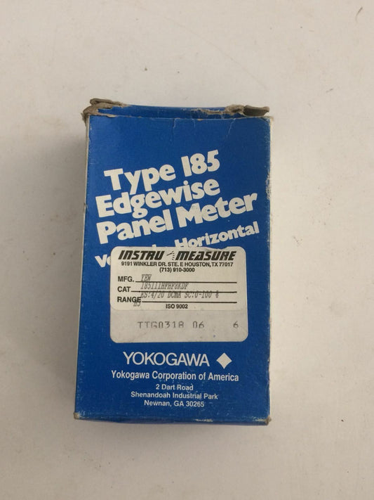 YOKOGAWA Type 185 Edgewise Panel Meter