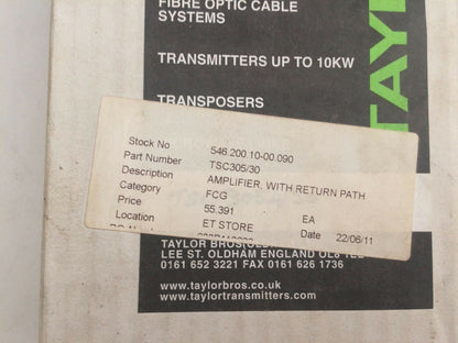 Taylor Transmitter TSC305/30