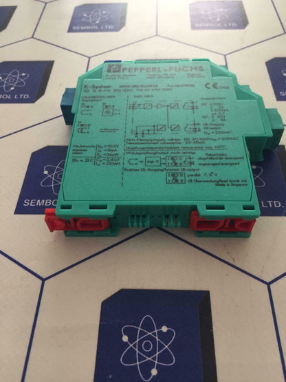 PEPPERL + FUCHS ISOLATED AMPLIFIER KFD2-SR2-EX1.W.LB