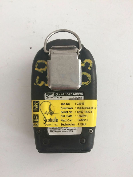 BW Technologies T2A-7X9 GasAlert Micro Gas Detector