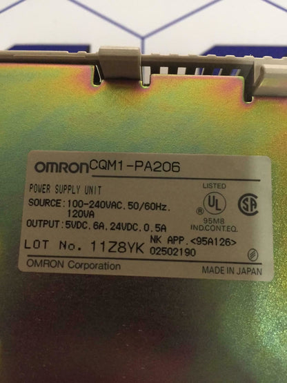 Omron Cqm1-pa206 Cqm1pa206 Power Supply Unit