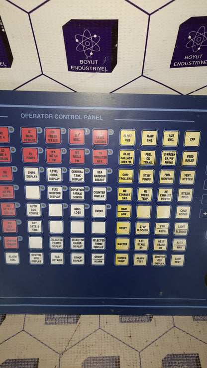 Kongsberg Norcontrol OCP 8810 S2 NT 8100170 REV: C Operator Control Panel