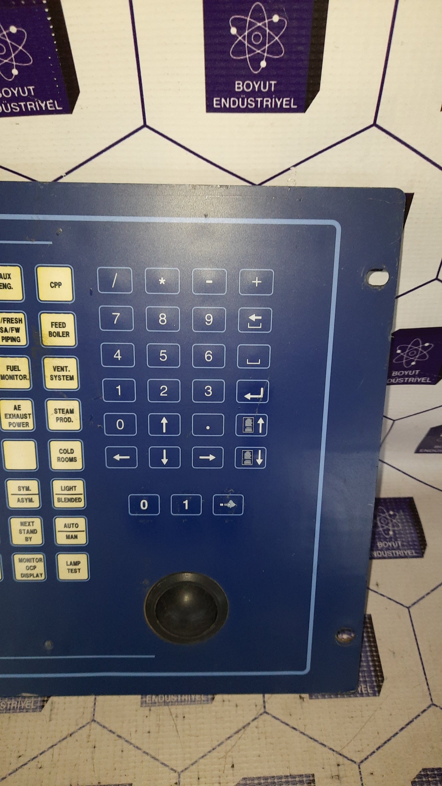 Kongsberg Norcontrol OCP 8810 S2 NT 8100170 REV: C Operator Control Panel