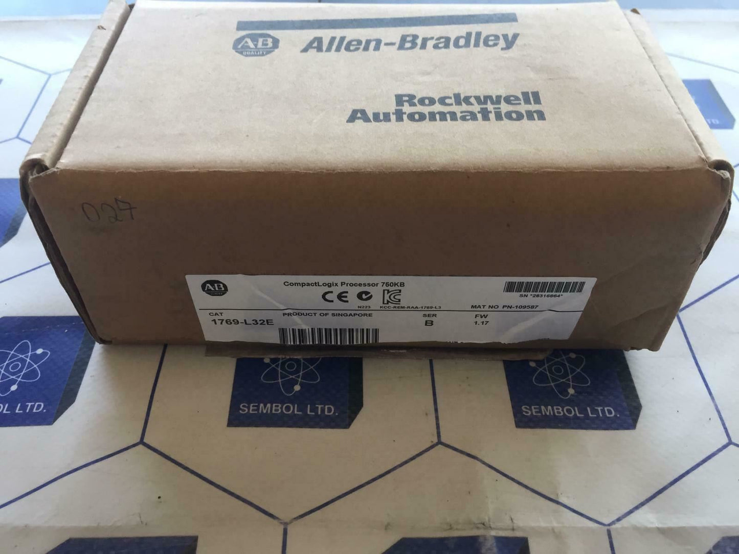 معالج Allen Bradley 1769-L32E/B CompactLogix EtherNet 